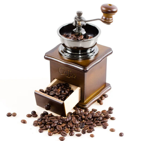 e061f9193c6d09a9 Classical Wooden Manual Coffee Grinder Coffee Bean Spice Mill