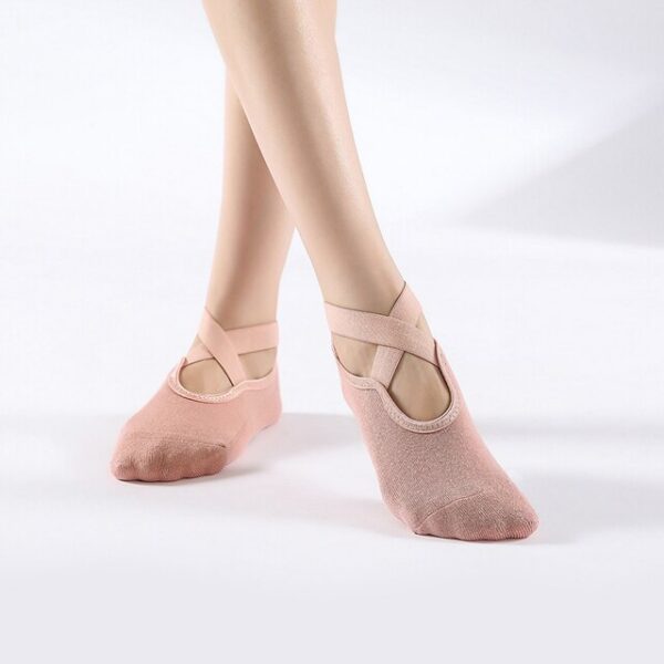 High Quality Non-Slip Pilates for Women Breathable Bandage Yoga Cotton Fiess Dance Barre Ballet Sports Socks