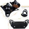 e075c8591eff1966 Anti Vomiting Cat Bowls - Elevated Tilted 15° Cat Food Bowl, Raised Plastic Cat Dishes with Non-Slip Rubber Base Stand Kitty Bowl for Cats (White)