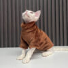 e0827b67ecc3d186 Turtleneck Sweater Coat Winter Warm Hairless Clothes Soft Fluff Pullover Shirt for Maine-Coon Cat Chihuahua Pet Clothing