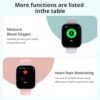 COLMI P68 Smartwatch 2.04'' AMOLED Screen 100 Sports Modes 7 Day Battery Life Support Always On Display Smart Watch Men Women