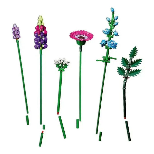 Romantic Wildwer Bouquet wer 10313 Set Home Decoration Building Block Toys Valentine's Day Gift for Girlfriend