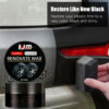 e0b0c93528f0b481 Universal Rubber Refresh Wax - Long-lasting Black Coat Repair, Leather Repair Polish, Hydrophobic Car Detail Care