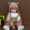 Lifelike Reborn Dolls Realistic Full Silicone Baby Bebe Vinyl 50CM Newborn Girl Doll Princess Toddler Toy Gift