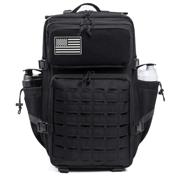 e0c6a96295189fc0 45L Molle Tactical Backpack Bag Hunting MOLLE Backpack GYM For Men EDC Outdoor Hiking Survival Rucksack Witch Bottle Holder