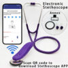 New Electronic Medical Bluetooth Digital Intelligent Stethoscope Doctor Nurse History Record Storage Multi-user estetoscópio