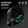 e0e842c797dbe444 ANDELI Auto Darkening Helmet with Side View Panoramic 180° Large Viewing True Color Solar Powered Welding Mask