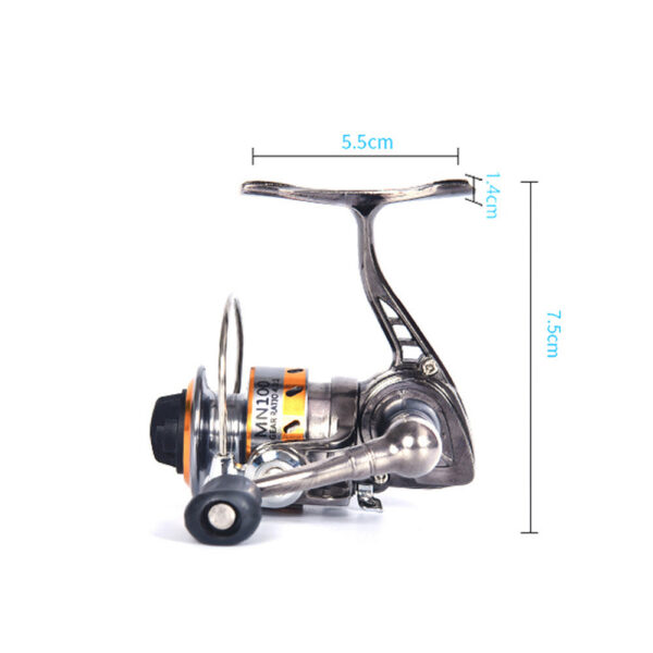 POWER Full Metal Mini Winter Ice Reel Small Spinning Reels Carp Raft Fishing Wheel for Fish Accessories Saltwater Gear