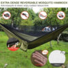 e0ed98fb755dd4e1 Outdoor Camping Hammock With Mosquito Net Lightweight Hanging Hammocks High Strength Parachute Fabric Hanging Bed Net 250x120cm