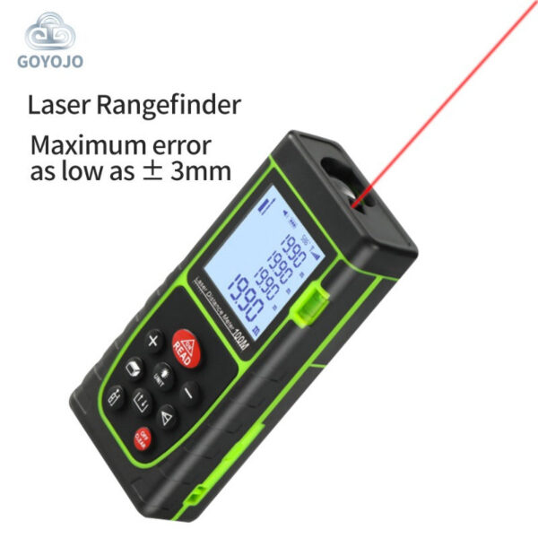 e101c9c56d7e16a3 Laser Distance Meter 40M 60M 80M 100M No Battery Rangefinder Tape Range Finder Build Measure Device Ruler Test Tool
