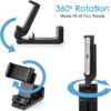 Airplane Phone Holder Stand Cell Mobile Portable Travel Mount Desk Flight Foldable Rotatable Selfie Holding Train Seat Support