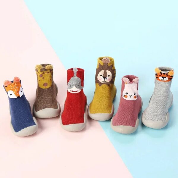 e140f79457435038 Spring Fall Models of Children's Walking Socks Infant Non-slip Soft Bottom Floor Shoes for Boys and Girls Indoor