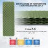 Naturehike 2024 New Camping Mattress 4.6 High R-Value Ultralight Folding Beach Air Sleeping Pad Outdoor Hiking Air Mattress