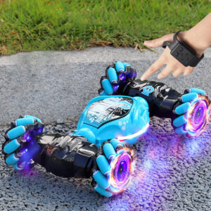 e16a4e4d31797264 4WD RC Drift With Music Led Lights 2.4G Gesture Radio Remote Control Spray Stunt 360° Rotating Climbing Car Toys Gift