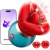 e17e19b45bf29e28 Vibrator Adult for Women - 3IN1 Mouth-Shaped Vibrator, 10 Tongue Licking 3 Sucking Nipples Anal Clit Sucker Vibrater, G Spot Vibrators Clitoral Stimulator Couples Sex Toys