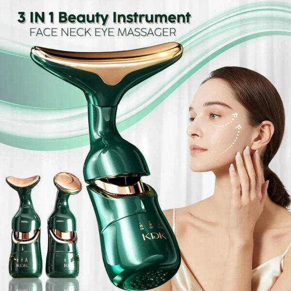 e19041f5556f98e7 3 In 1 Facial Lifting Device Neck Facial Eye Massage Face Slimmer EMS Beauty Skin Tightening Wrinkle Anti Aging Face Massager