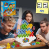 32PCS Tetra Tower Fun Balance Stacking Building Bloc Board for Kids Adults Friends Team Dorm Family Game Night and Partie