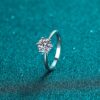 Moissanite Diamond Ring With Setting