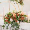 Mocoosy 50Pcs Artificial Rose Flowers, Burnt Orange Fake Roses for Decorations, Real Touch Terracotta Foam Rose Bulk with Stems Rust Floral Arrangements Wedding Valentine's Day Party Home Table Decor