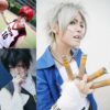 BENIHAIR Synthetic Cosplay White Red Green Blue Pink Yellow Short Layer Fake Hair Extension Men Women Party Wig