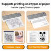 Peripage A40 Thermal Printer Wireless Tattoo Transfer Bluetooth USB Mobile hine Text PDF Document Printing Maker with Paper