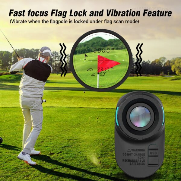 e2072c64318f29ab Mileseey PF260 Distance Laser Rangefinder with Slope Vibration Magnetic Rechargeable for Golf Hunting Travel