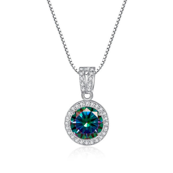 e20935dad15c61e1 BIJOX STORY Moissanite Diamond Pendant Necklaces For Women Sterling Sier Chain Trending Iced Bling Wedding Jewelry