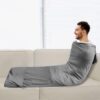 e228fd901f10d985 Foppla Schlafkissen, grau, 360°-Wickelung, tragbar, weich und bequem, bewegliche Schlafdecke, hält warm, waschbar, sensorische Schlafkapsel für Kinder und Erwachsene