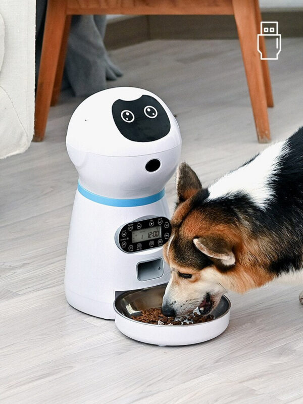 1PC Automatic Pet Intelligent Remote Control Cat And Dog Feeding Timing Quantitative Food hine