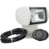 12V 100W 2500LM 360° Rotate Remote Control Marine Portable Halogen Search Light Boat Spotlight IP67