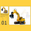 Double E RC Excavator Truck 11CH crawler Tractor Model Engineering Car 2.4G Radio Remote Controlled Electric hine Kid Toy