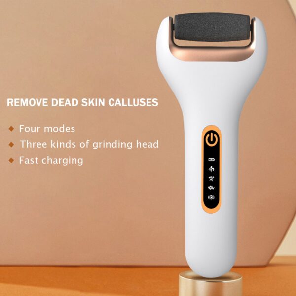 Electric File Grinder Callus Dead Skin Remover USB Recharge Waterproof Pedicure Foot Care Tool for Hard Cracked Clean