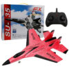 e26fe20f7cfe16ae RC Foam Aircraft SU-35 Plane 2.4G Radio Control Glider Remote Control Fighter Plane Glider Airplane Foam Boys Toys for Children