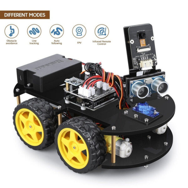 EO UNO R3 Project Smart Robot Car V4, Intelligent and Educational Robotic for Arduino Learner DIY Kit