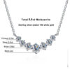 e27e246fa447843c Moissanite Necklace For Woman Wedding Fine Jewely With Certificates 925 Sterling Sliver Plated 18k White Gold Necklace