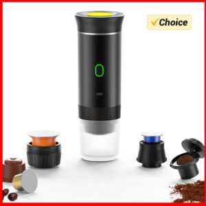 e2a394feb3f961de 3 in 1 Portable hine Wireless Electric Espresso for Capsule Powder Travel Camping Coffee Maker