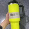 e2b5942127f69636 Gold Chocolate Black Chroma Mugs New 40oz H2.0 Handle Insulated Tumblers Lids Straw Stainless Steel Coffee Termos Cup With