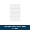 e2ce8d203b7d133e Zemismart Matter WiFi 1 2 3 4 6 Gangs Smart Wall Light Switch Neutral Required with Big Button SmartThings App Homekit Control