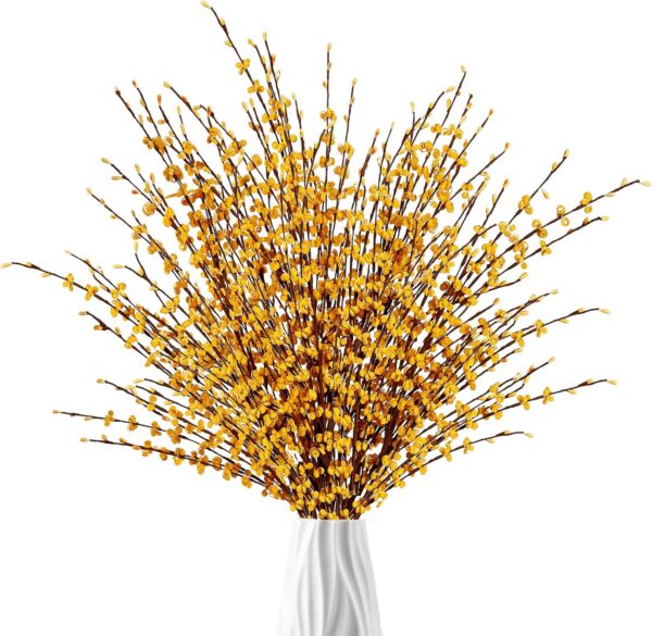 e2e59b6141a33c5b Sggvecsy 10 Pcs 29.5’’ Long Artificial Jasmine Flowers Tall Fake Flower Bouquet Faux Jasmine Plants Dry Branches for Wedding Home Party Office Hotel Restaurant Kitchen Decoration(Blue)