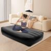 e2ebee69e7ed76fc BBL Bed 72" x 40" Inflatable Mattress with Hole, BBL Bed After Surgery for Sleeping, Ergonomics PVC Pregnancy Bed, Inflatable Mattress Air Mattress for Camping Traveling Hiking (Black)
