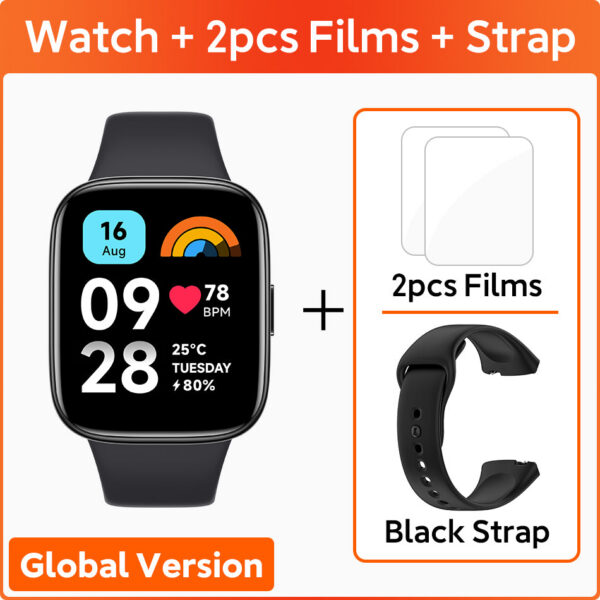 e2f2f606a58d53a0 Xiaomi Redmi Watch 3 Active Global Version Smartwatch 1.83'' LCD Display Bluetooth Phone Call 12 Days Battery Blood Oxygen 5ATM