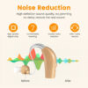 Rechargeable Hearing Aid Wireless Portable BTE Elderly Hearing Aids Magnetic Charging Sound Amplifier Free Shipping