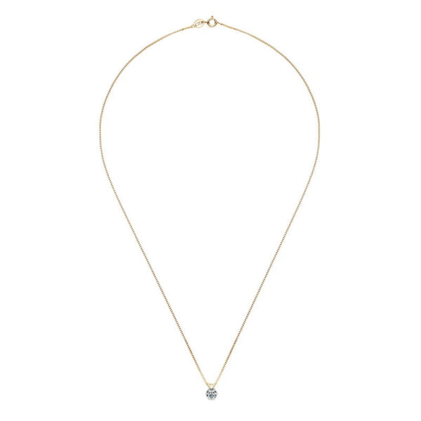 Lnngy 0.5ct-5ct Moissanite Pendant Necklace With Certificate For Women Original Real 925 Silver Chain Solitaire Drop Necklaces