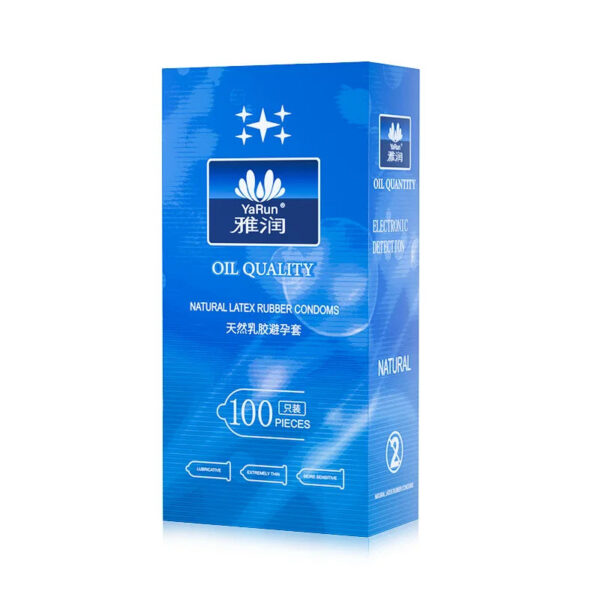 e3190f33a050270b Quality Condoms 100Pcs/Lot Natural Latex Smooth Lubricated Oil Penis Sleeve Contraception Condones for Men Sex Toys Sex Products