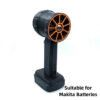 Car Violent Handheld Turbo Jet Air Blower Brushless Motor Superstrong Thrust 2.2kg/s 1100W Rechargeable Portable Fan