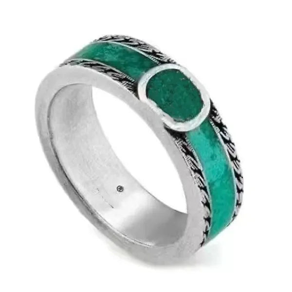 e31a1a6ce8681e98 Titanium steel sier love designer jewelry for men and women spirit heart rings party engagement confession wedding Ring with green box Size 5-11