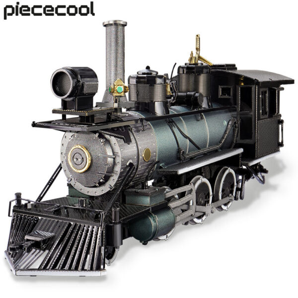 e31fca32295f6c26 Piececool Puzzle 3d Metal Mogul Locomotive 282Pcs Assembly Model Building Kit DIY Toys for Adult