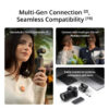 DJI Mic Mini 2 Lightweight & Versatile, Compact Storage High-Quality Audio Two-Level Noise Cancelling 48-Hour Operating Time