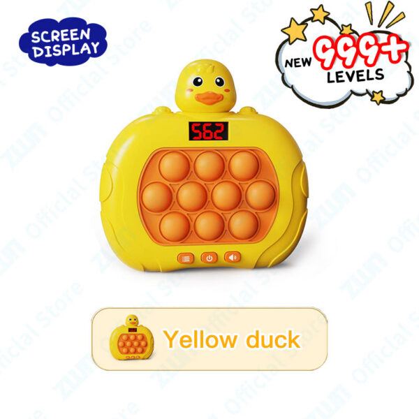 999 Levels Electronic Pop Quick Push Game Console With LED Screen Display Anti Stress Sensory Bubble Toys for Children Gifts