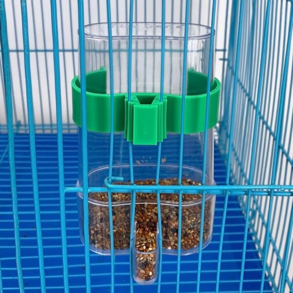 e3324dacb897ee84 2 Pcs Automatic Bird Water Dispenser, Parrot Bird Water Feeder, Bottles Bird Drinker Seed Food Container, Parakeet Cage Accessories for Parakeet Budgies Cockatiel Lovebird Small Birds Canary Finch
